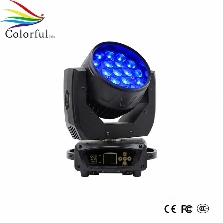 Đèn pha di chuyển LED zoom 19x 15W